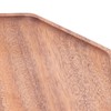 Tea Plate Natural Wood Environmental Protection Uniform Texture Odorless Serving
