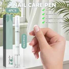 4 Stück Nail Care Pen Nagelpilz Stift, Österreich Nagelpflegestift mit Teebaumöl, Aloe Vera & Vitamin E, Nagel Care Stift für Gepflegte Fingernägel & Fußnägel Nagelwachstum FöRdern