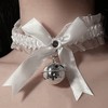 AOTENG STAR White Bell Choker Collar Necklace Lolita Bow Collar