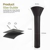Patio Heater Cover Waterproof Outdoor Heater Cover with Zipper, PU
