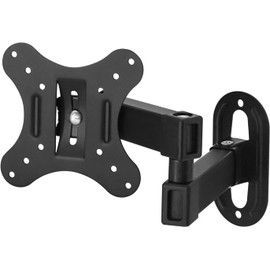 LINK BITS C1427N28B Soporte de TV con Brazo para Pantallas de 14” a 27” Pulgadas, Soporte para Pantalla con Inclinación hasta 10 Kg (Materiales Reforzado).