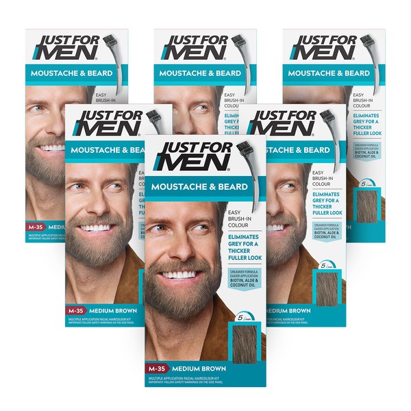 Just For Men Moustache & Beard Medium Brown Hair Dye