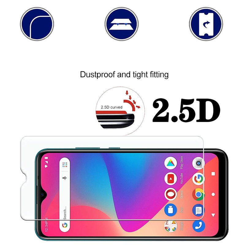 [3 Pack] KELOLIN Tempered Glass Screen Protector for BLU G50