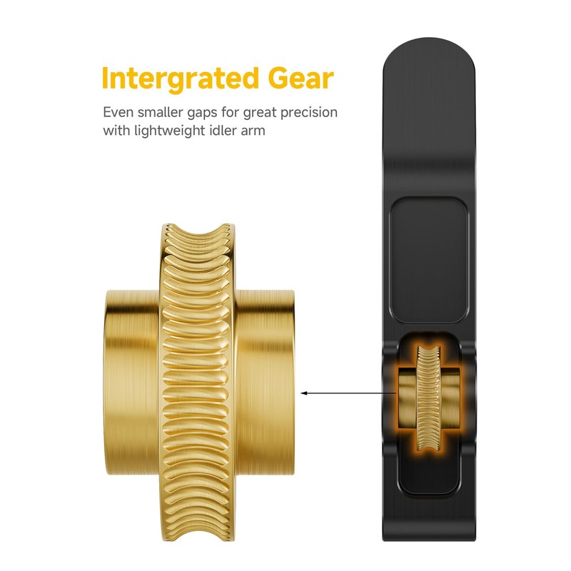 Upgraded Extruder Gear Assembly Replacement Kit Compatible with Bambu Lab
