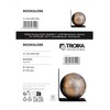 TROIKA Globe with Metal Bookends 5.1 inches (13 cm) Diameter