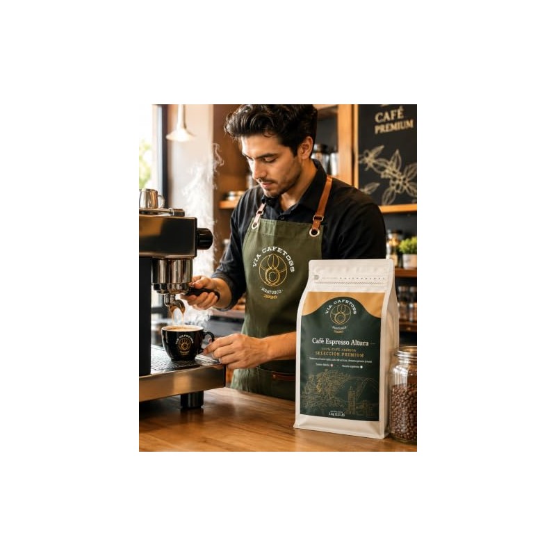 CAFE VIA CAFETOSS ESPRESSO Premium Altura GRANO Altas Montañas de