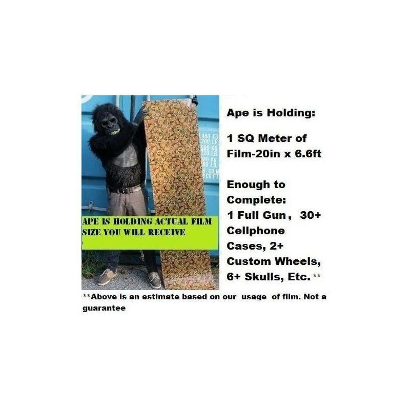 Dip Ape Hydrographic dip kit AR Machine Gun hydro dip