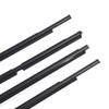 Window Moulding Trim Weatherstrip Window Seal, 4PCS Car Door Weatherstrip