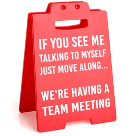 Funny Office Decor Signs, Humorous Office Quotes Gifts for Coworker Teammate Employee, Fun White Elephant Gag Gifts for Office Coworker Birthday Christmas, Funny saying Office Decoration