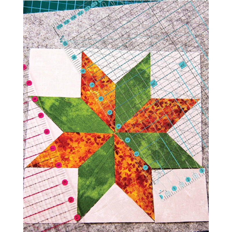 Quilting Ruler for Precise Fabric Cutting 11.5" x 10.5" Quilt