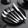 KINGSTONE 30 Pieces Silverware Set for 6, Premium Stainless Steel