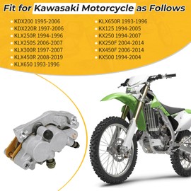 M MATI Front Brake Caliper for Kawasaki KX125 KX250 KX450 KX500 KLX250 KLX300 KLX450 KLX650 KDX200 KDX220 43080-0006 43080-0067 43080-0081 43080-5138