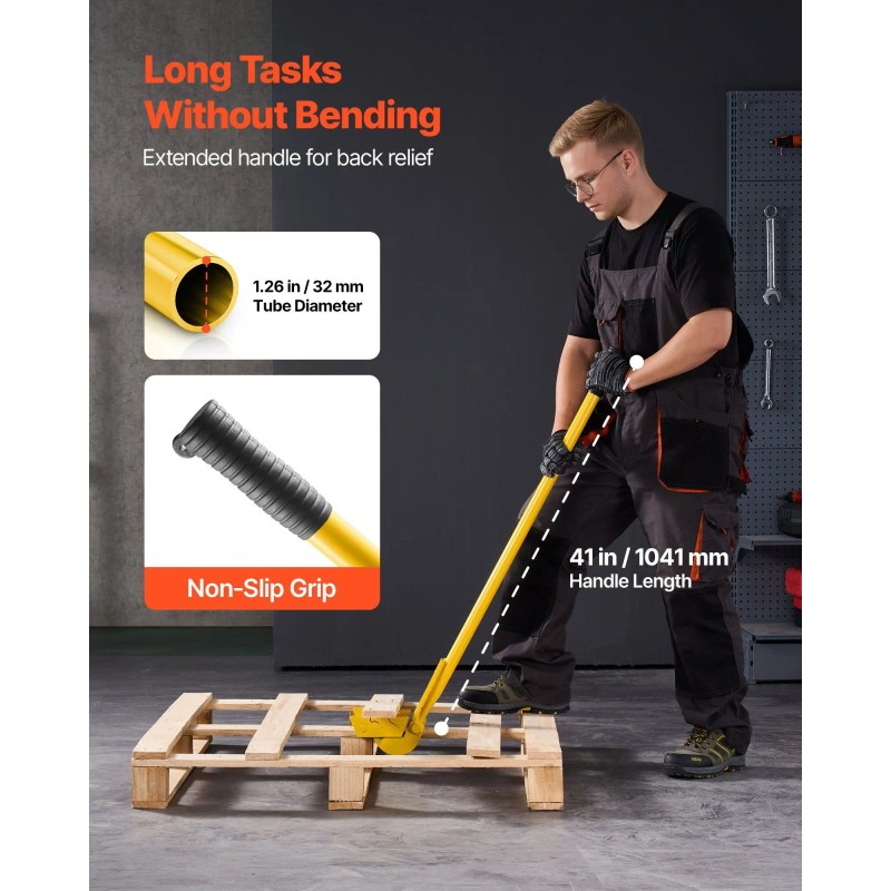 41 Inch Carbon Steel Heavy Duty Deck Board Removal Tool