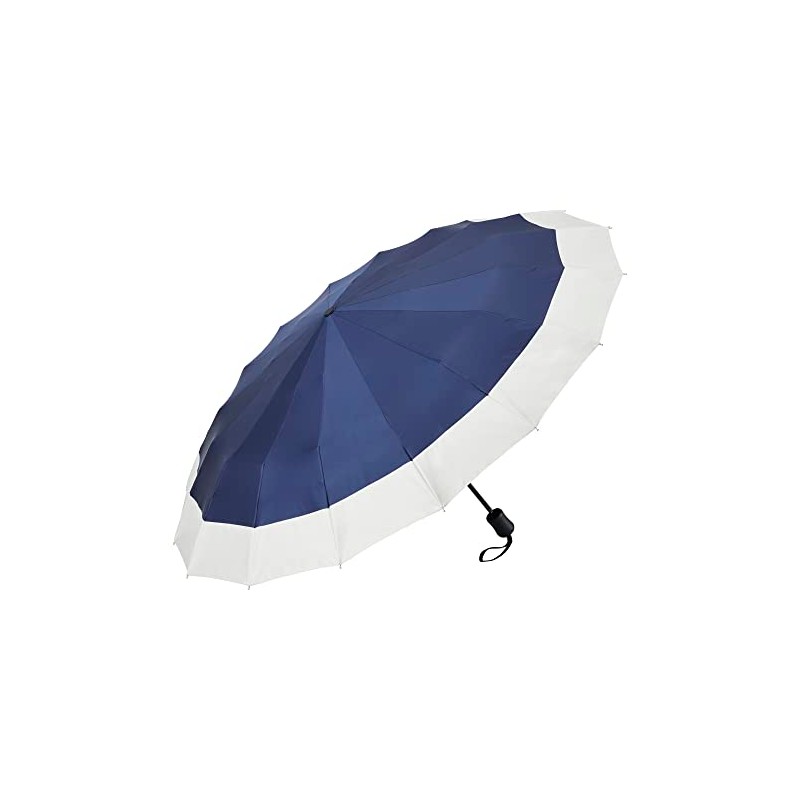 Waterfront S355-0830DN1-B5 16RIB Folding Umbrella, Parasol, Rain Umbrella, 16 Ribs,