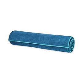 Gaiam - Toalla de yoga para mujeres y hombres, de tamaño mate, antideslizante, absorbente de humedad, absorbente de sudor, toalla de yoga caliente par