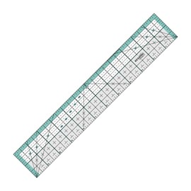 Fonowx Metric Patchwork Ruler for Quilting with Clear Acrylic Design, 30.48cmx5.08cm
