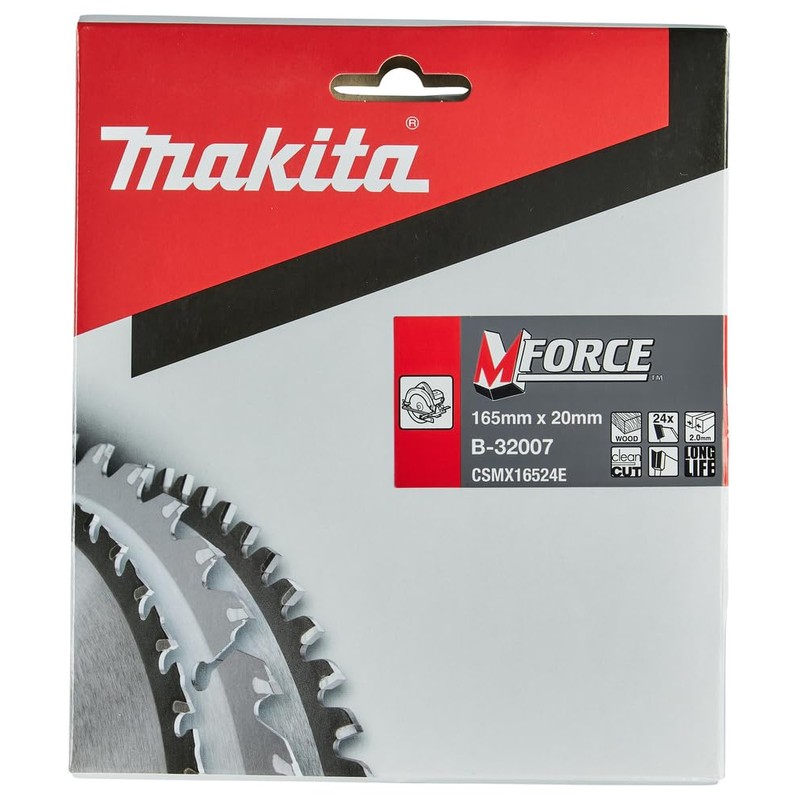 Makita Mak-Force B-32007 Circular Saw Blade 165 mm for Hand