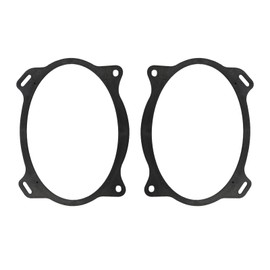 Onseeda Black 6" x 9" Front Door Speaker Bracket Adapter for 2004 Up Toyota 4Runner Avalon Highlander Tacoma Prius Sequoia Tundra Install 2 PCS, 6 x 9” Aftermarket Audio Speaker Spacer Ring Holder