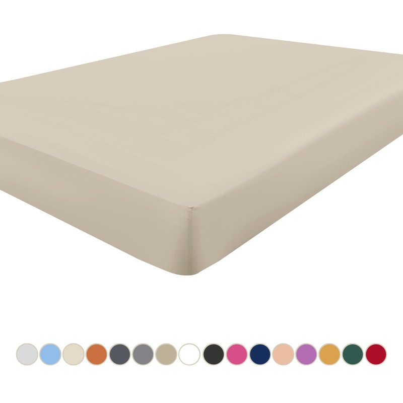 Hafaa Single Fitted Sheet – Easy Care 25 cm Deep