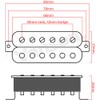 VANSON '57 Alnico II PAF style Zebra Humbucker SET (Neck