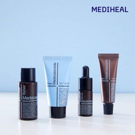 Mediheal Madecassoside Travel Skincare Kit (Cleansing Foam + Toner + Serum + Cream) / 메디힐 마데카소사이드 여행용 스킨케어 키트 (클렌징폼+토너+세럼+크림)