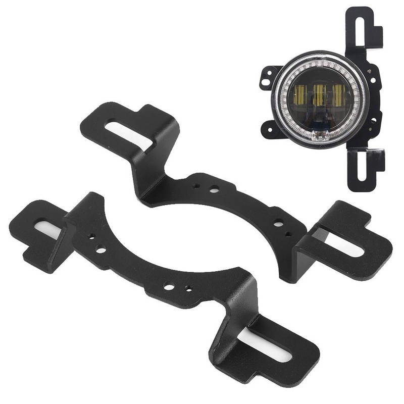 4" Front Bumper Fog Light Bracket Steel Fog Light Bracket