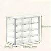 PIPITREE Acrylic Drawer Organizer, Clear Desk Organizer with Drawer, Plastic