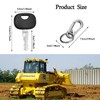 Taicols Set of 20 construction machinery key set, replacement key