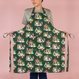 Jubilee Packaged Apron, W28 x L32in, Gnome for The Holidays