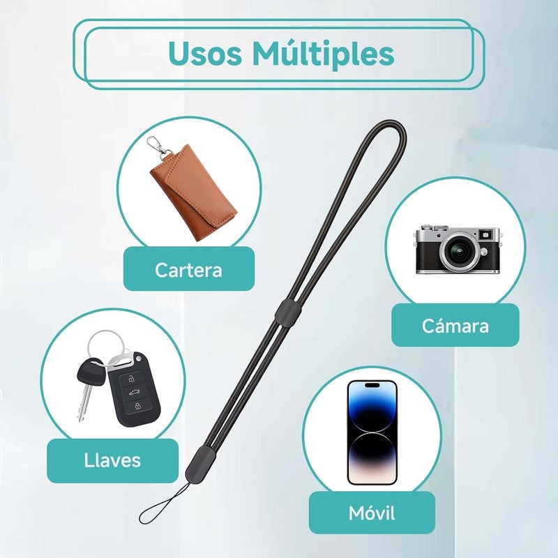 5 Pzs Correa Celular Muñeca, Cordón para el Teléfono Ajustable,