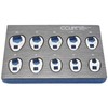 CCLIFE 10-Piece Crowfoot Wrench Crowfoot Wrench Socket Spanner Torque 1/2