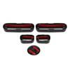 5 pcs Carbon Fiber Style Car Electric Seat Control Switch