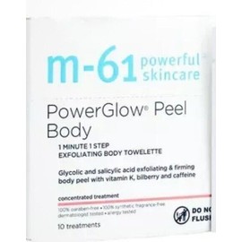 M-61 Power Glow Peel Body 1 Minute 1 Step Exfoliating Towelette 10 Treat (213)