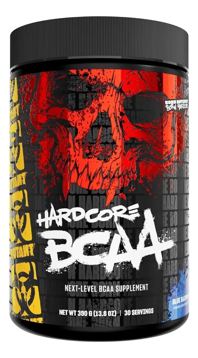 Bcaa Hardcore Mutant 30 Servicios Sabor Blue Razzberry