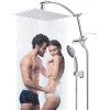 Hibbent All Metal 10" Rain Shower Head with Handheld Spray