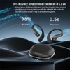 AI Translator Earbuds Real-Time, Open Ear Bluetooth Translating Headphones，Translator Ear