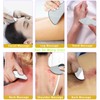 ROOFEI 3 x Gua Sha Stone - Stainless Steel Gua