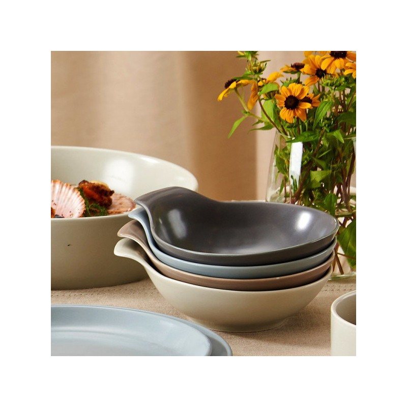 Lavene Duhen handle less plate 1+1 (total 2p), Smoke Blue