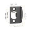 sourcing map 2 Set Door Strike Plate, 57mm x 45.0mm