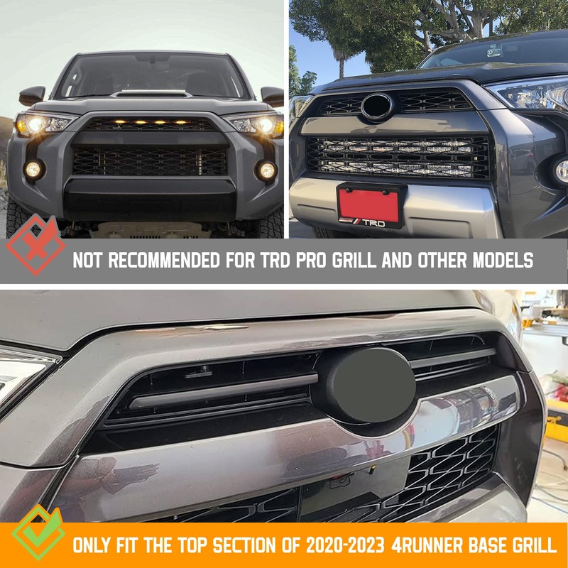 Upgraded 4 PCS Led Grill Lights Compatible with Toyota 4Runner