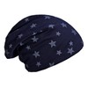 DonDon Slouch Beanie hat Women Winter hat lined with stars