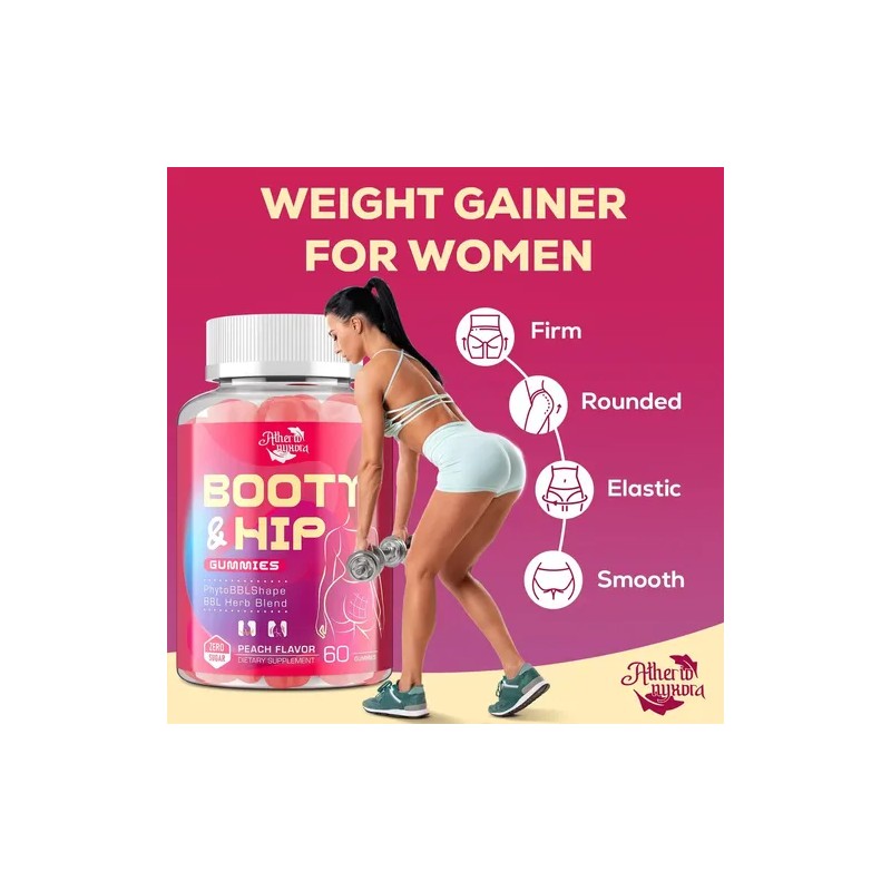 Atherionyxora Gomitas Bbl Para Glúteos Y Caderas 120ct