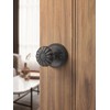 SORWDUERM Oil Rubbed Bronze Knobs Passage Door Knobs Interior Door