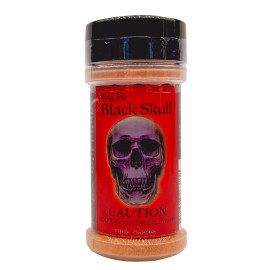 Wicked Tickle Black Skull Smoked Ghost Pepper Powder Hot Spice Wicked Tickle Black Skull Chili Seasoning