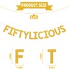 Fiftylicious Banner - 50 & Fabulous Banner, Cheer to 50