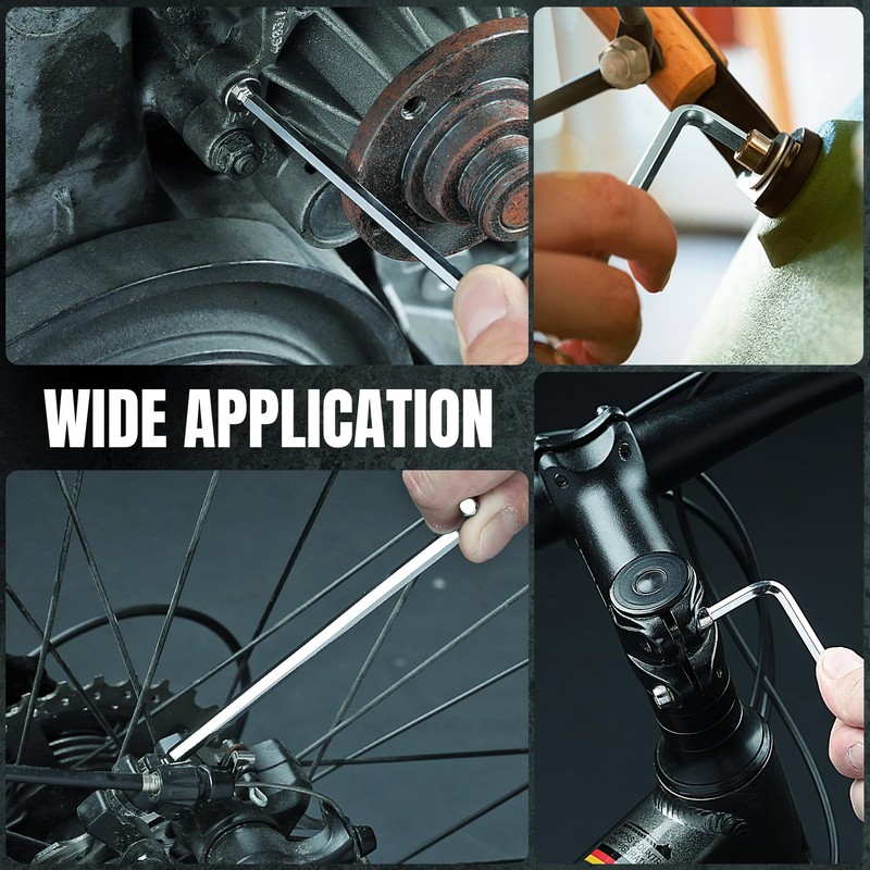 SK 9-Piece Allen Wrench Set, Hex Key Set, Metric Ball