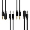 ExcelValley - Audio AUX Extension Cables Leads - Stereo Mini
