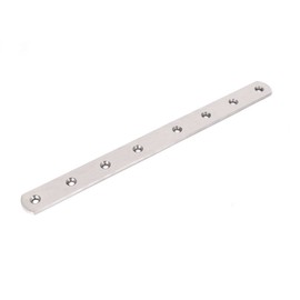 Sourcingmap 300mmx25mmx4mm Flat Metal Repair Mending Fixing Plate Brackets Support