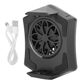P8 Mobile Phone Radiation USB Charging Cellphone Powerful Cooling Fan Heat Sink CoolerBlack