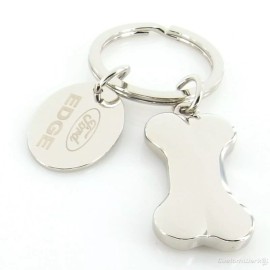 Ford Edge Key Chain With Id Tag (Chrome)